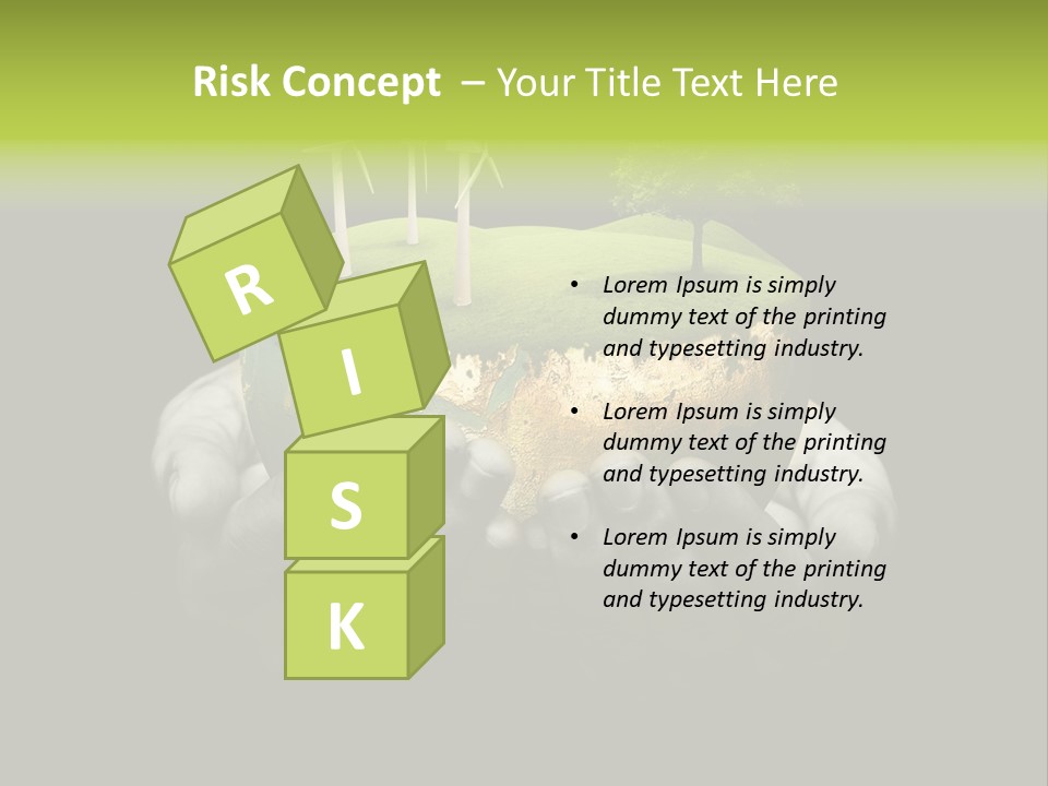 Treat Young Face PowerPoint Template