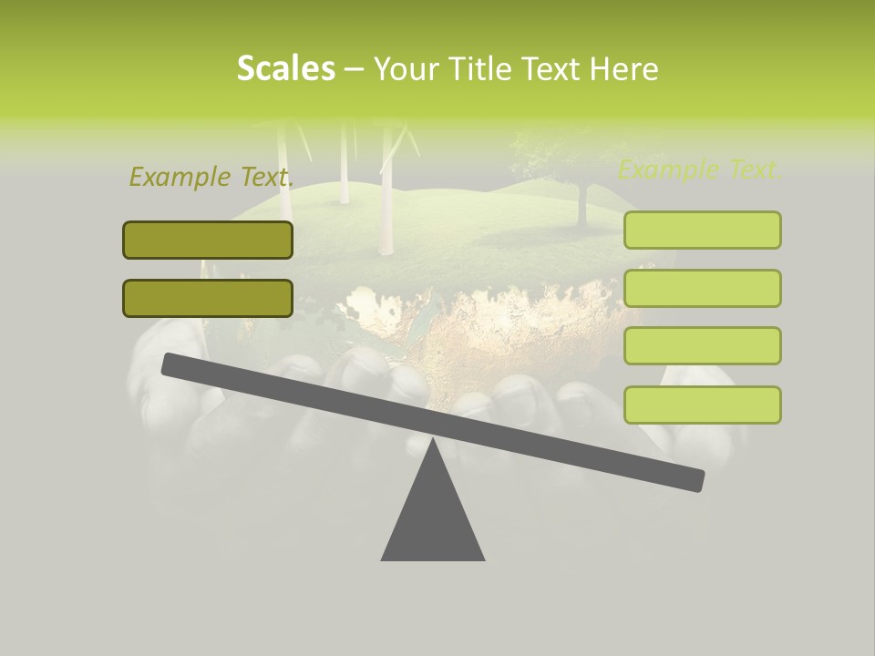 Treat Young Face PowerPoint Template