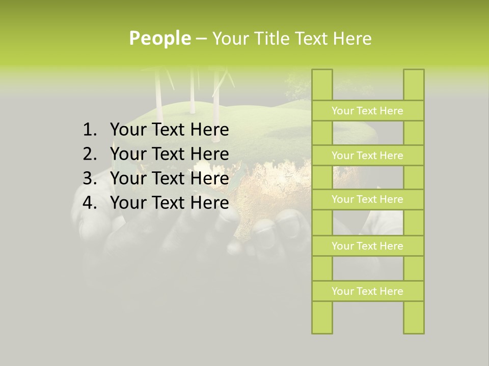 Treat Young Face PowerPoint Template