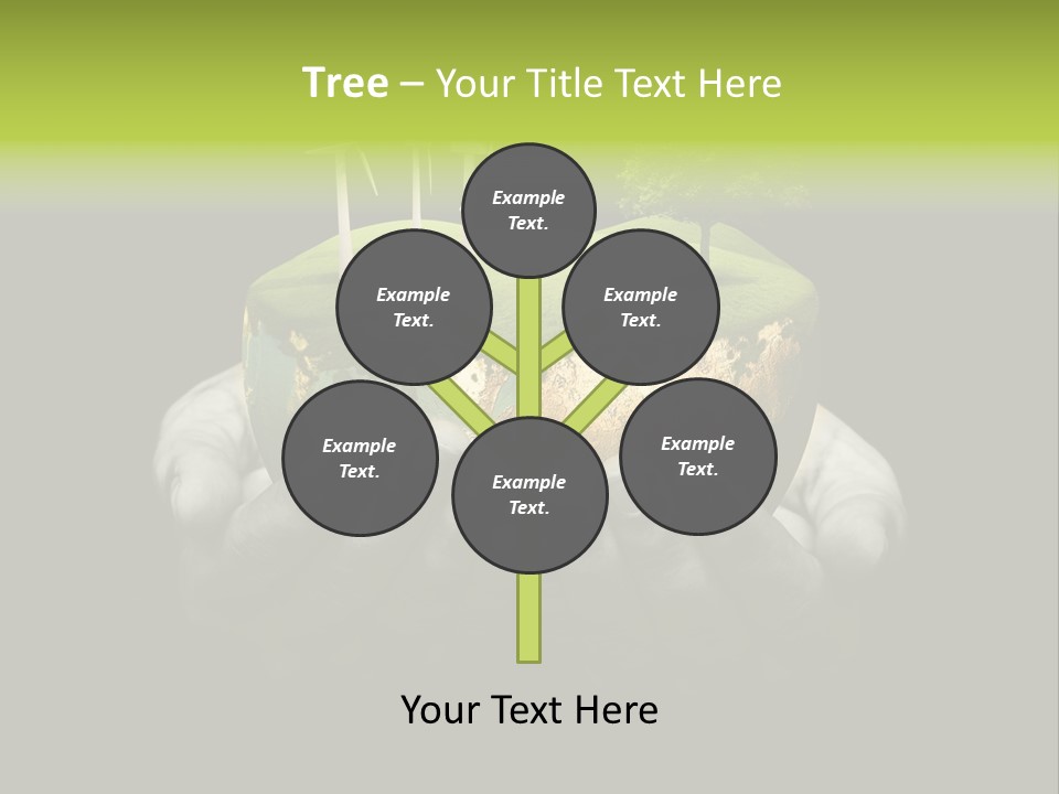 Treat Young Face PowerPoint Template