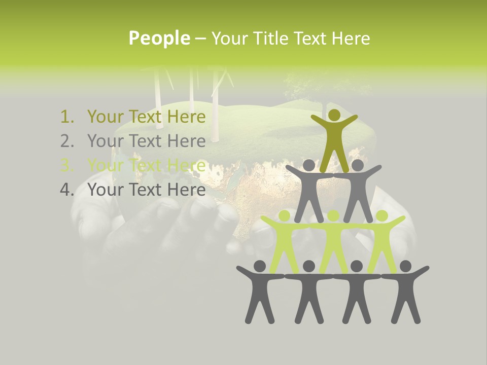 Treat Young Face PowerPoint Template