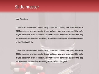 Addiction Red Prevention PowerPoint Template