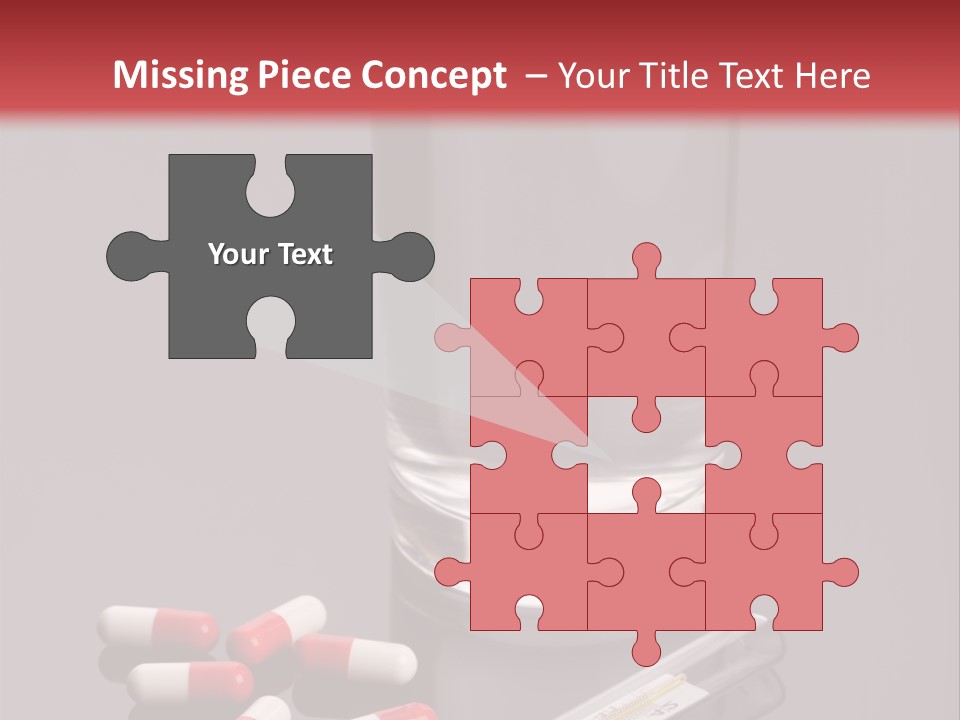 Addiction Red Prevention PowerPoint Template