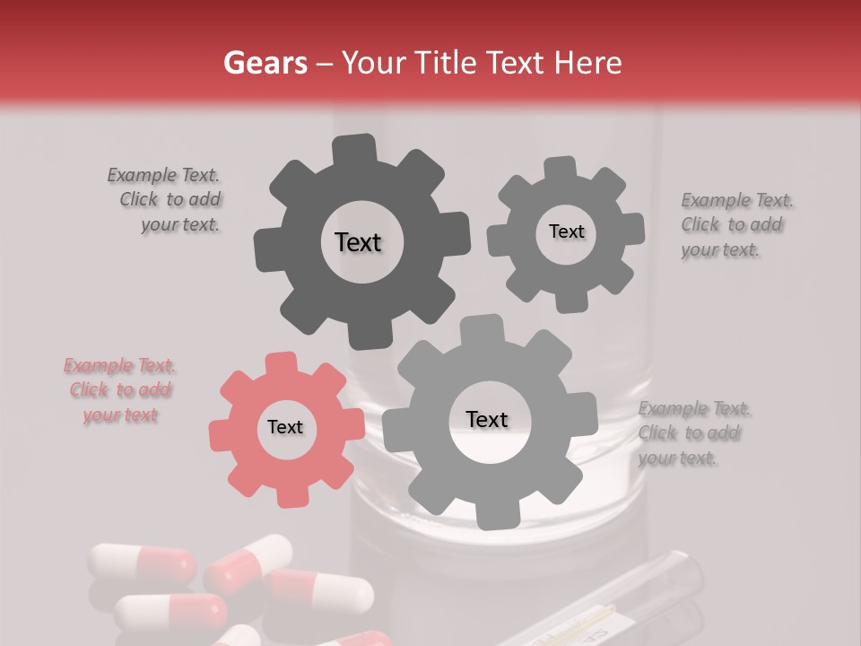 Addiction Red Prevention PowerPoint Template