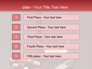 Addiction Red Prevention PowerPoint Template
