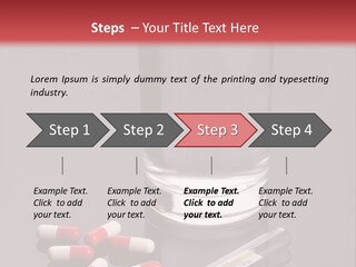 Addiction Red Prevention PowerPoint Template