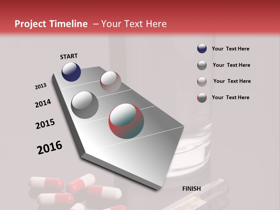 Addiction Red Prevention PowerPoint Template