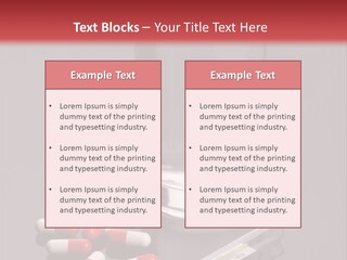 Addiction Red Prevention PowerPoint Template