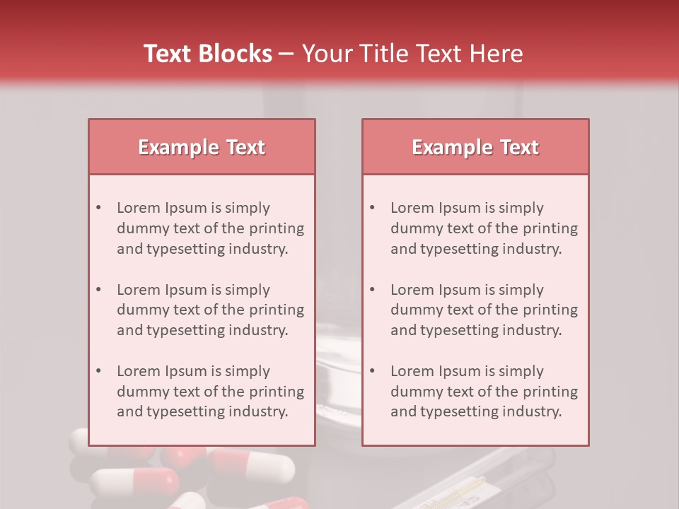 Addiction Red Prevention PowerPoint Template