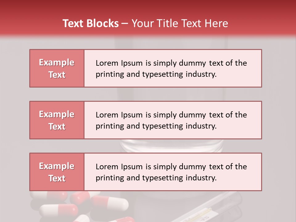 Addiction Red Prevention PowerPoint Template