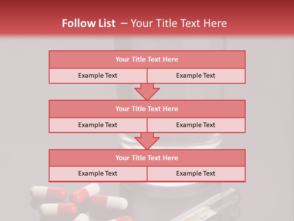 Addiction Red Prevention PowerPoint Template