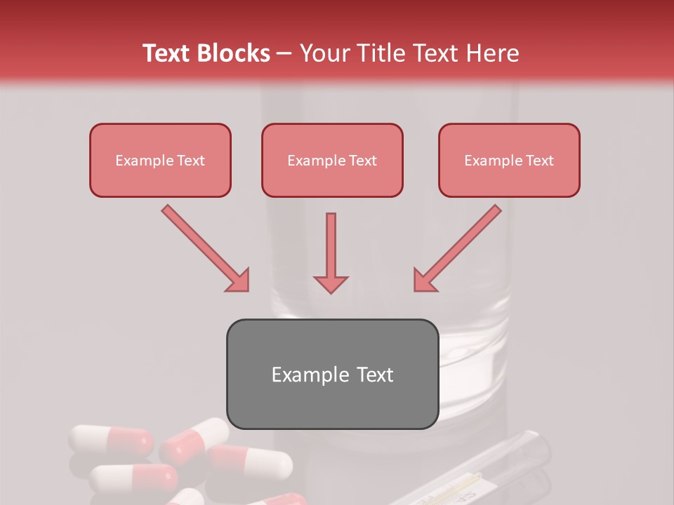 Addiction Red Prevention PowerPoint Template