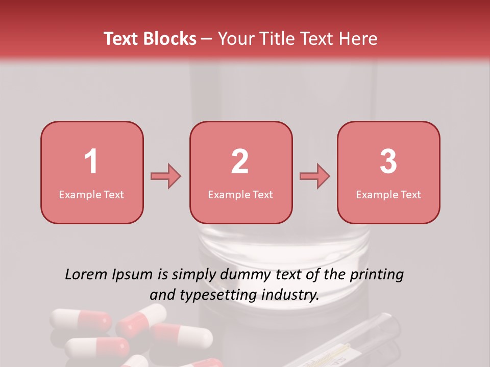 Addiction Red Prevention PowerPoint Template