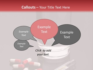 Addiction Red Prevention PowerPoint Template