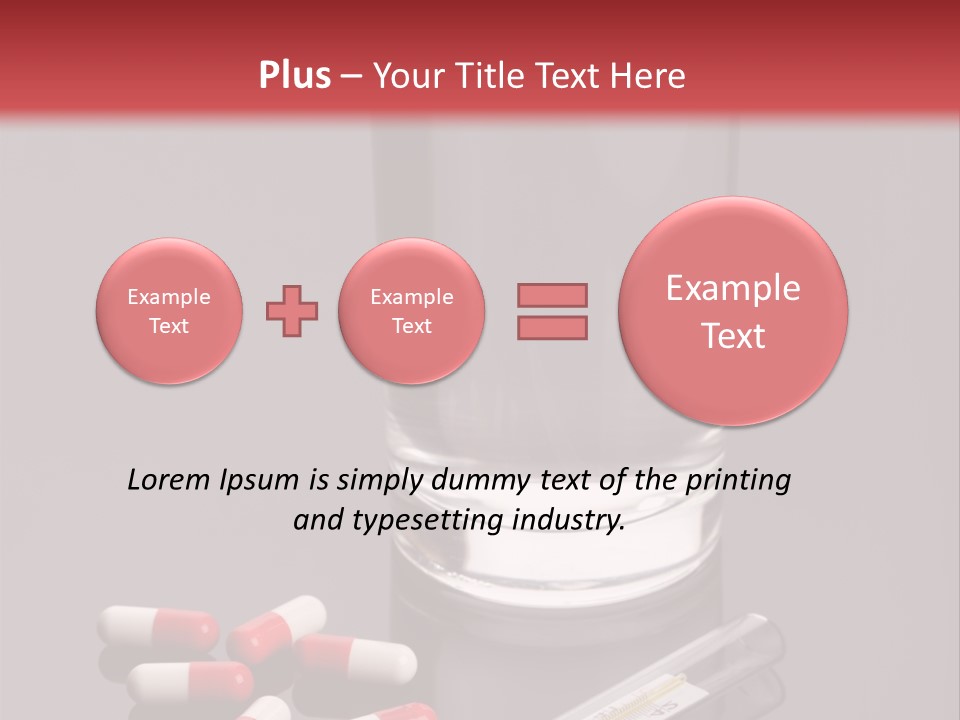 Addiction Red Prevention PowerPoint Template