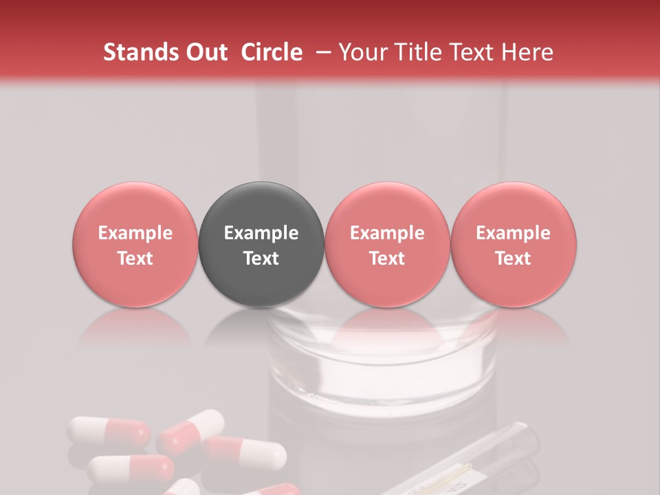 Addiction Red Prevention PowerPoint Template