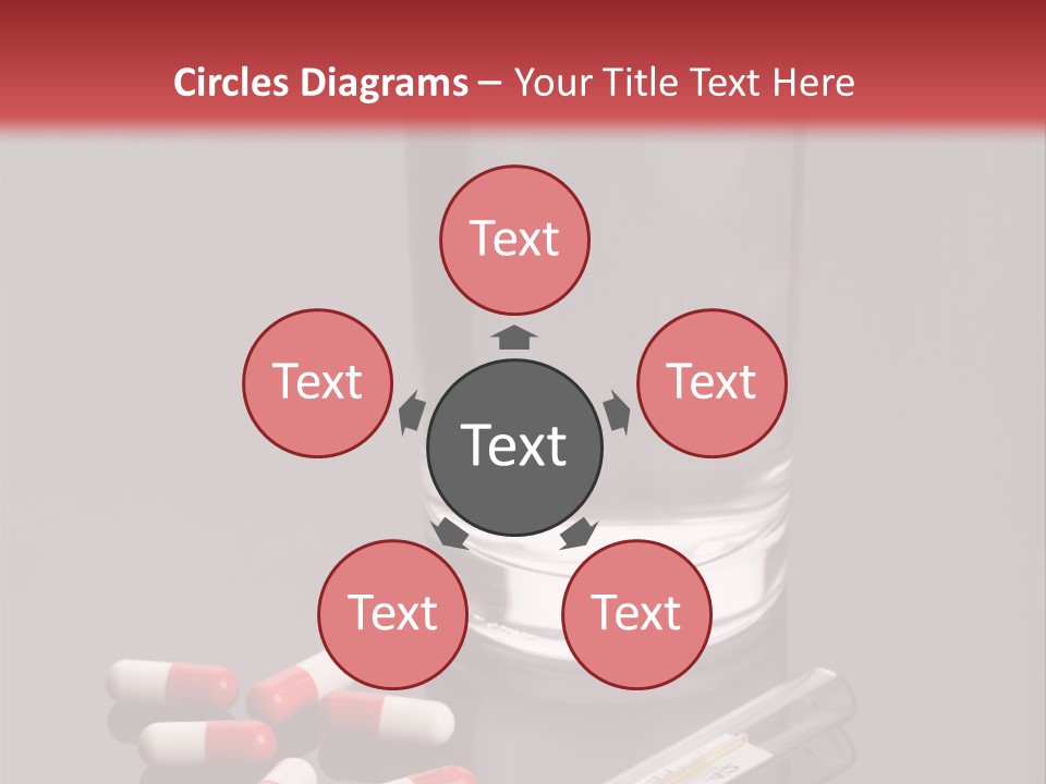 Addiction Red Prevention PowerPoint Template