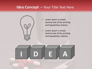 Addiction Red Prevention PowerPoint Template