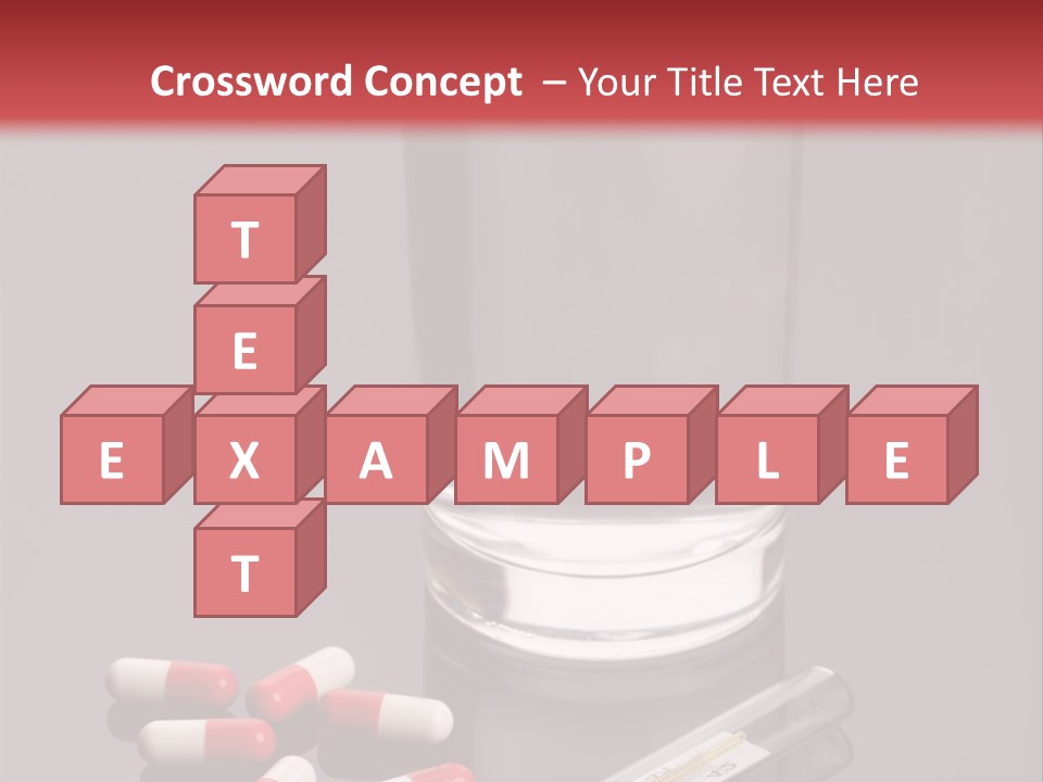 Addiction Red Prevention PowerPoint Template