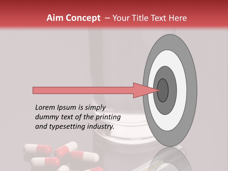 Addiction Red Prevention PowerPoint Template