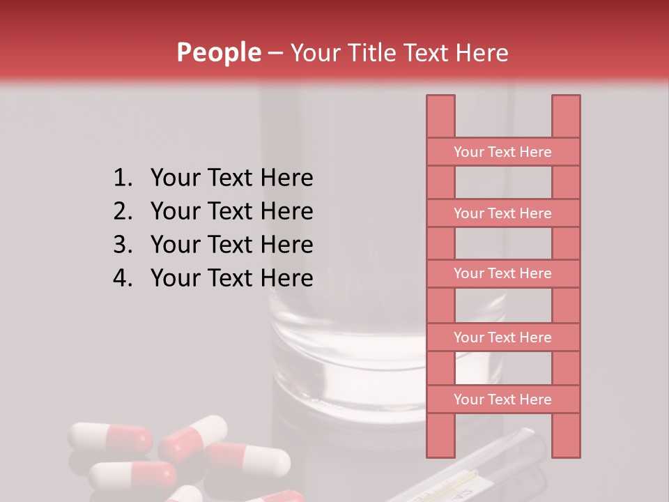 Addiction Red Prevention PowerPoint Template