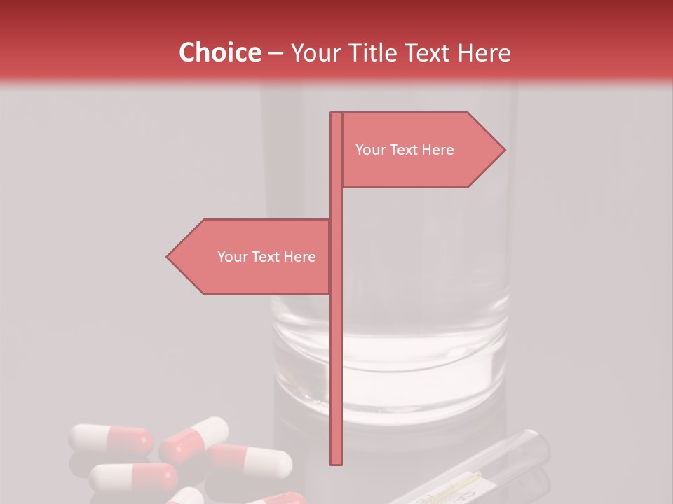 Addiction Red Prevention PowerPoint Template