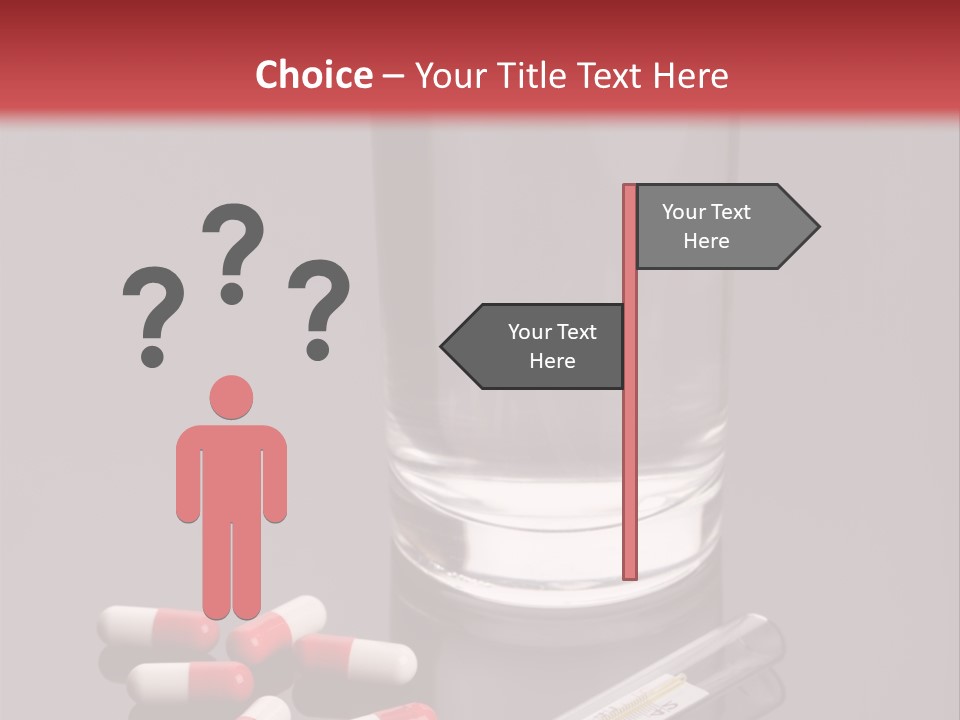 Addiction Red Prevention PowerPoint Template