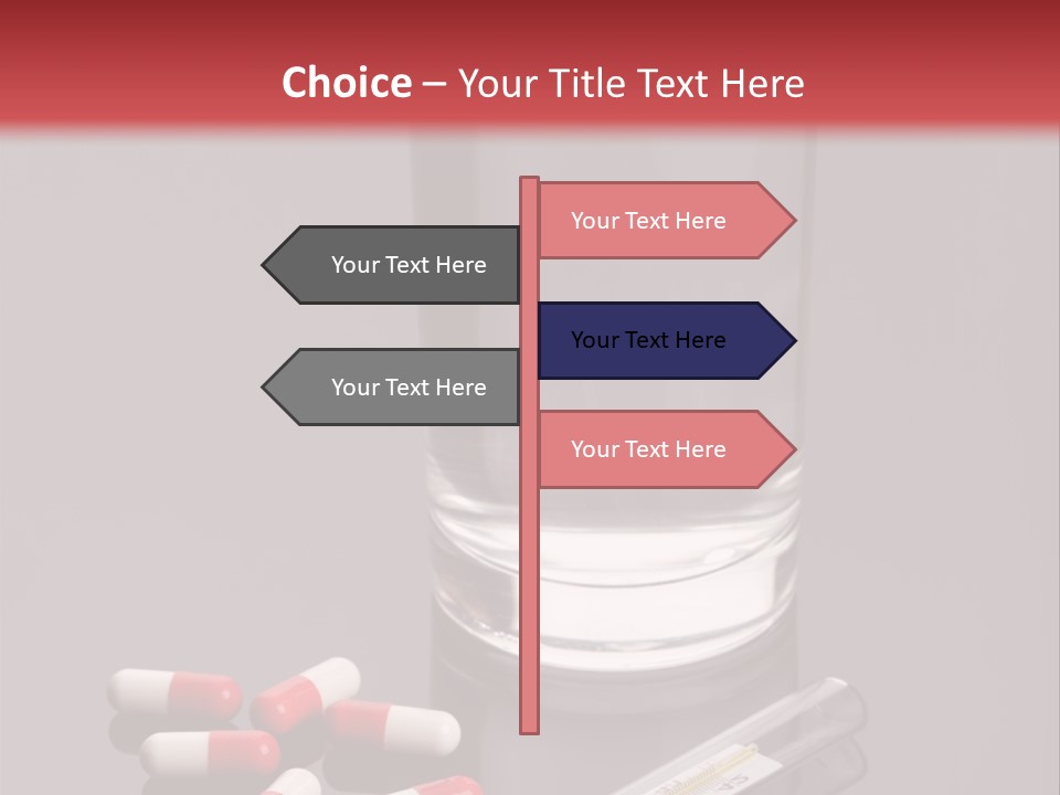 Addiction Red Prevention PowerPoint Template