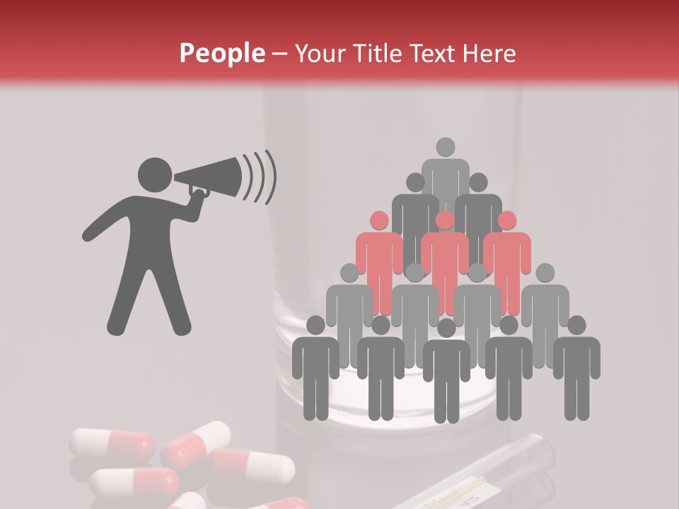 Addiction Red Prevention PowerPoint Template