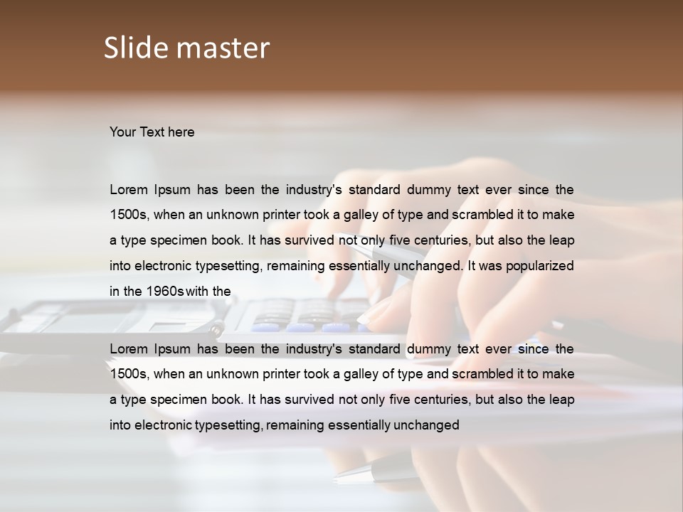 Concept Accounting Notebook PowerPoint Template