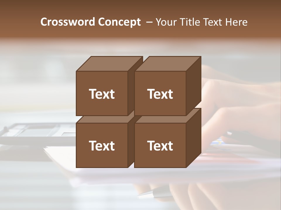 Concept Accounting Notebook PowerPoint Template