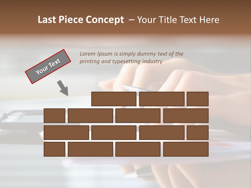 Concept Accounting Notebook PowerPoint Template