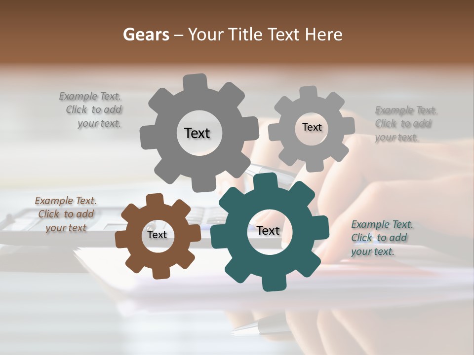 Concept Accounting Notebook PowerPoint Template
