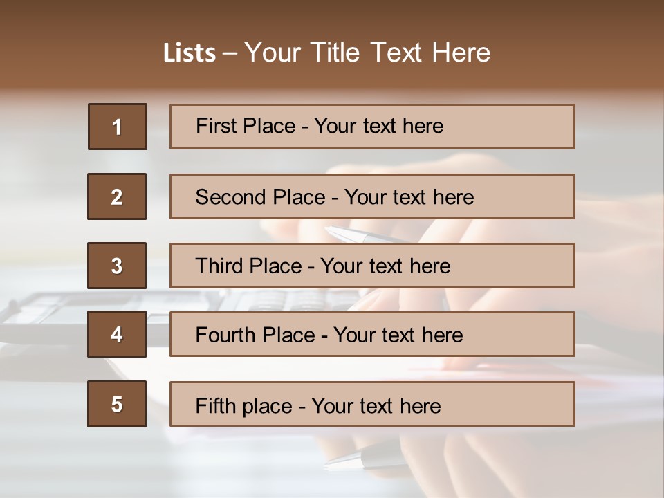 Concept Accounting Notebook PowerPoint Template