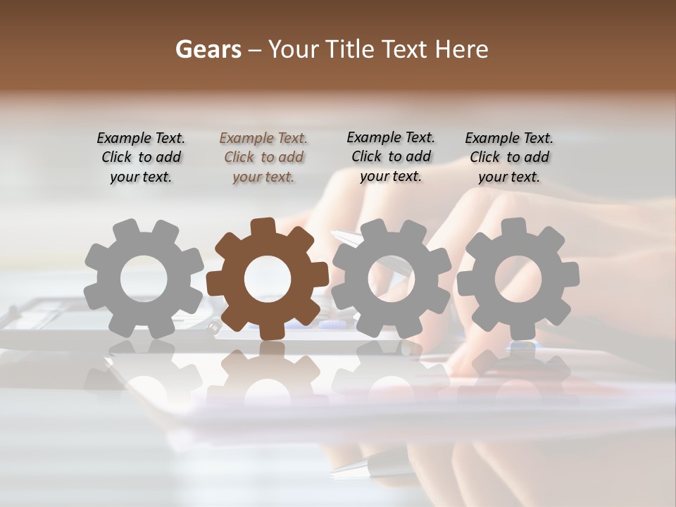 Concept Accounting Notebook PowerPoint Template