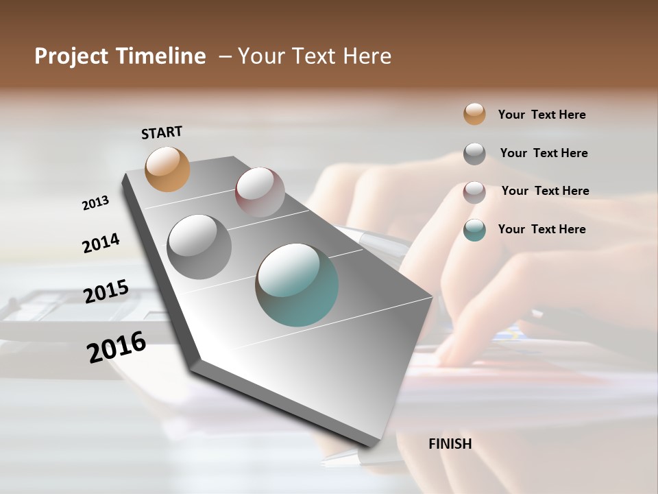 Concept Accounting Notebook PowerPoint Template
