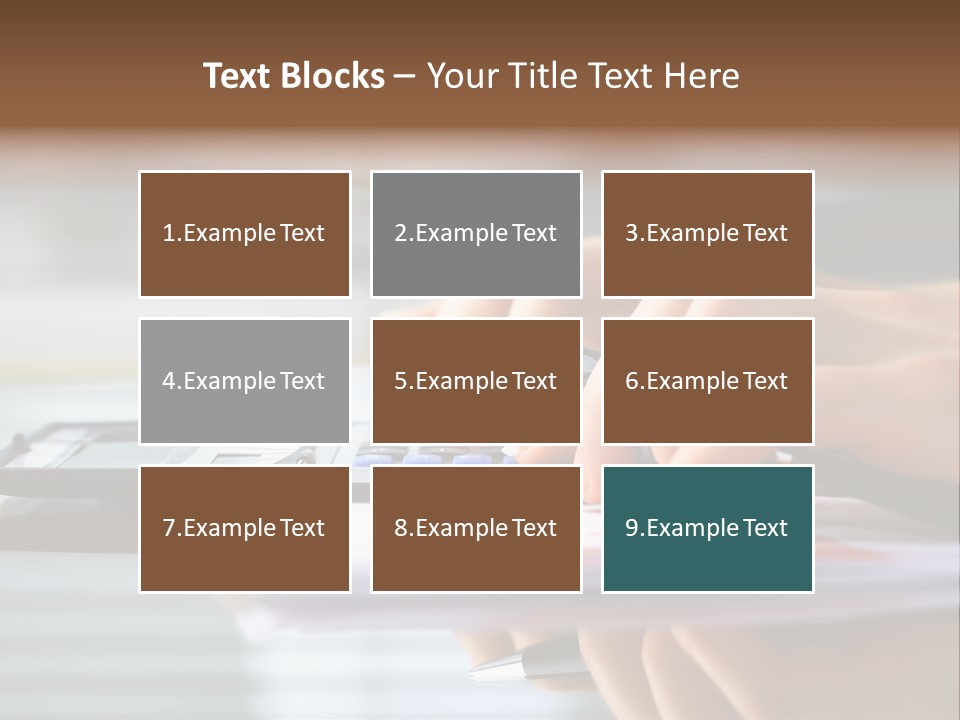 Concept Accounting Notebook PowerPoint Template