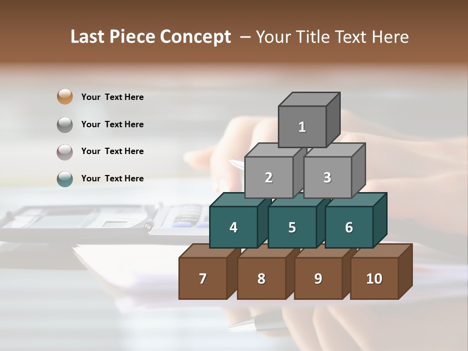 Concept Accounting Notebook PowerPoint Template