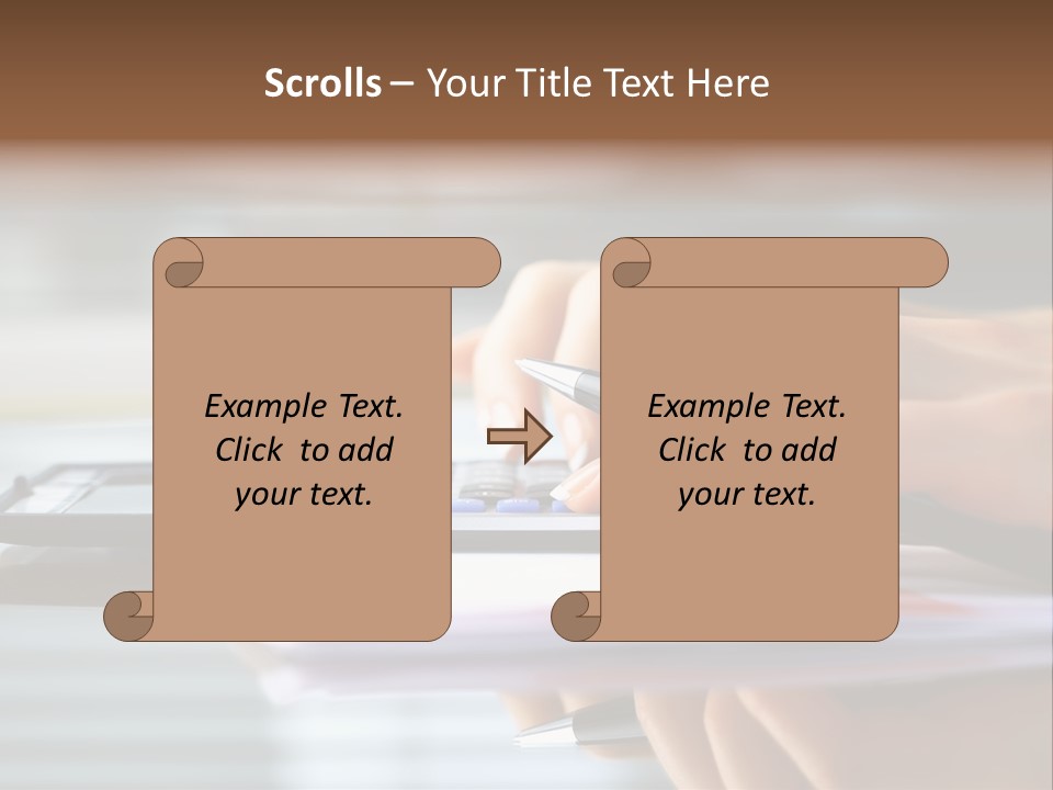 Concept Accounting Notebook PowerPoint Template