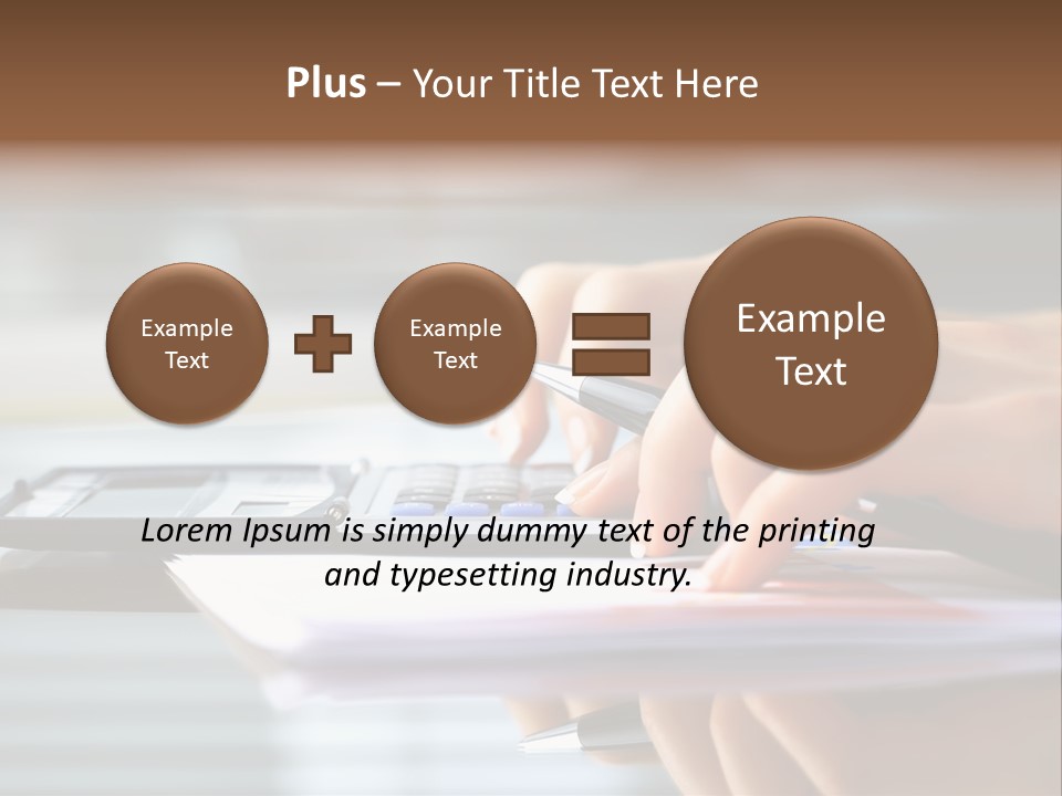 Concept Accounting Notebook PowerPoint Template
