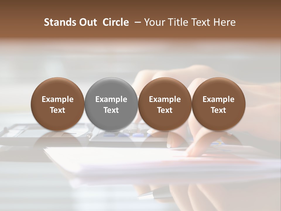 Concept Accounting Notebook PowerPoint Template