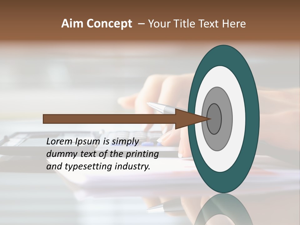 Concept Accounting Notebook PowerPoint Template