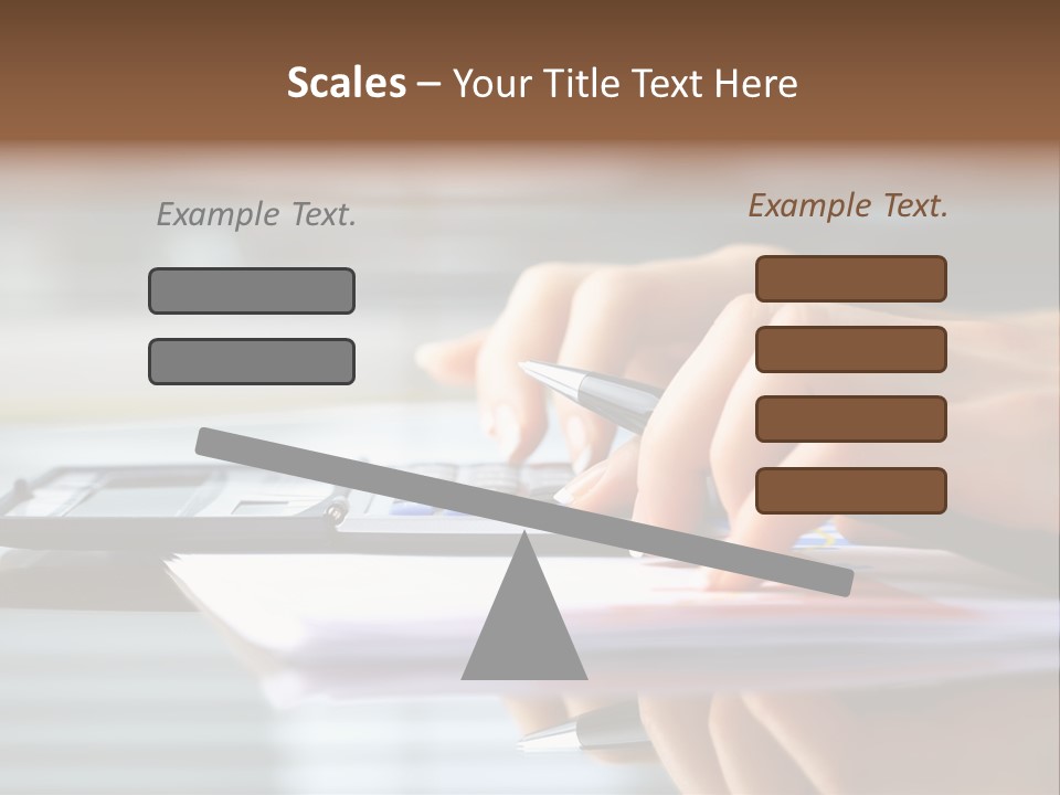 Concept Accounting Notebook PowerPoint Template