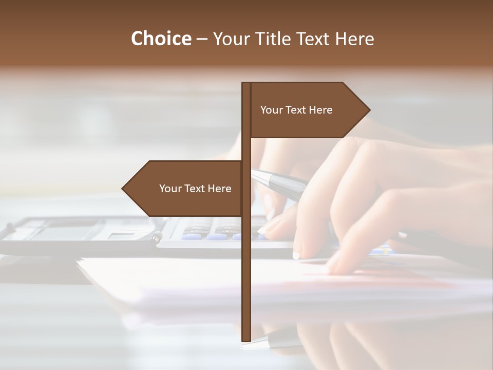 Concept Accounting Notebook PowerPoint Template