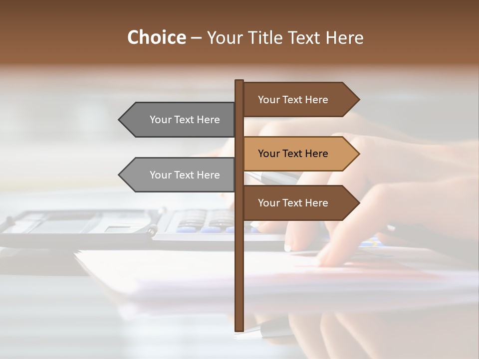 Concept Accounting Notebook PowerPoint Template