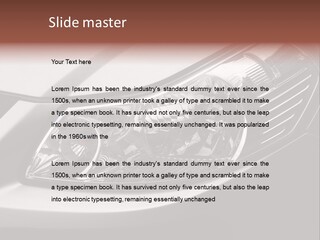 Grey Wash Drive PowerPoint Template