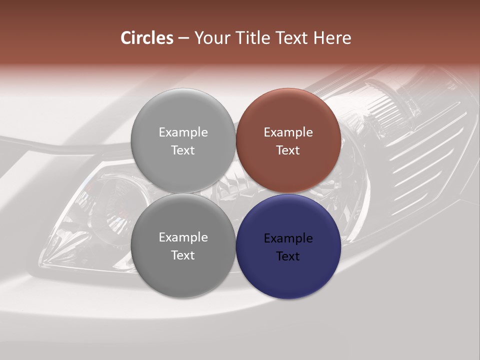 Grey Wash Drive PowerPoint Template