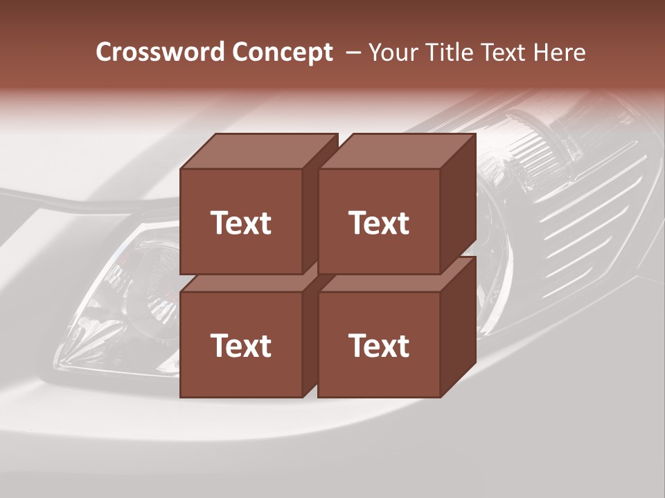Grey Wash Drive PowerPoint Template