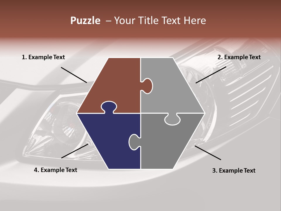 Grey Wash Drive PowerPoint Template