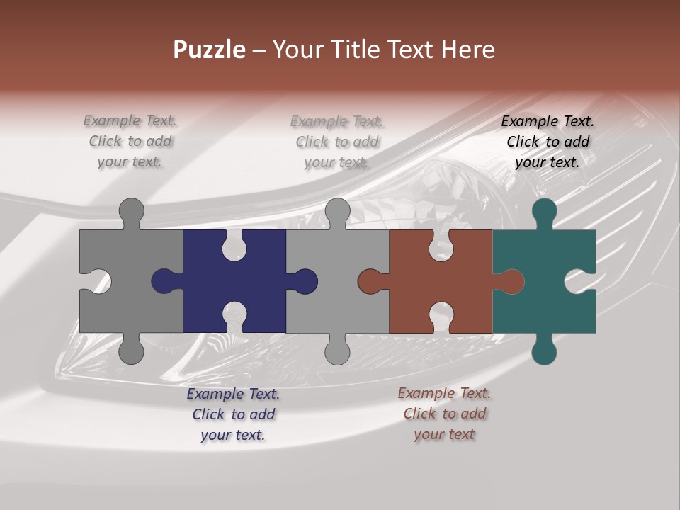 Grey Wash Drive PowerPoint Template